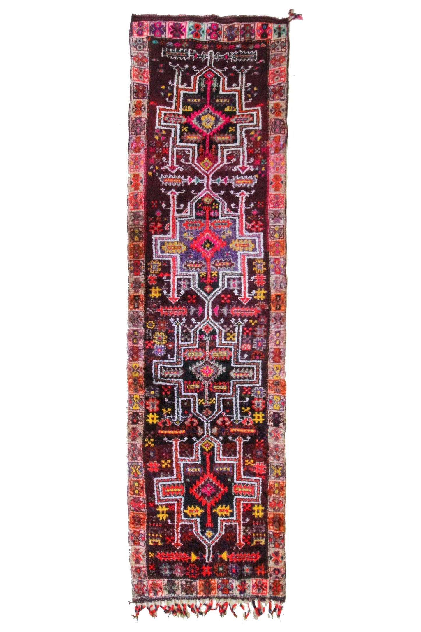 'Sahara' Vintage Turkish Runner - 3'5" x 12' - Canary Lane - Curated Textiles