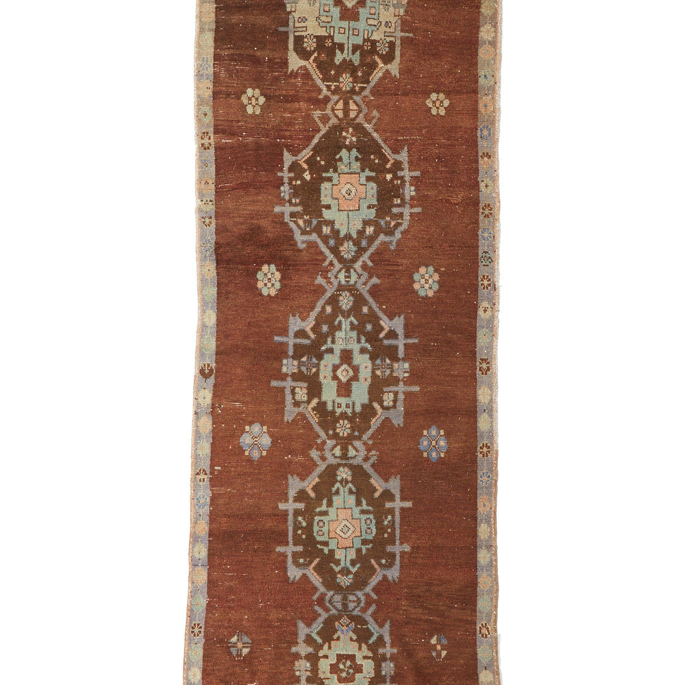 
                  
                    'Lorna' Turkish Runner Rug - 3'7" x 10'8" - Canary Lane - Curated Textiles
                  
                